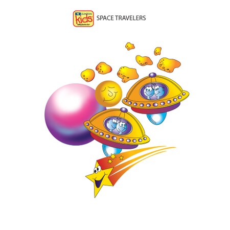 Space Travelers Wall Sticker